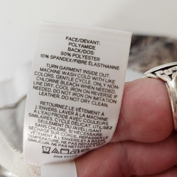 express womens reptile snake skin print shinny pull on pencil skirt sz s grey - Picture 8 of 9